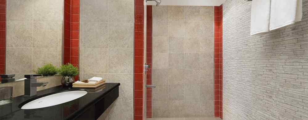 Modern bathroom interior at The Riverview Retreat Corbett with clean design spacious layout and contemporary fittings